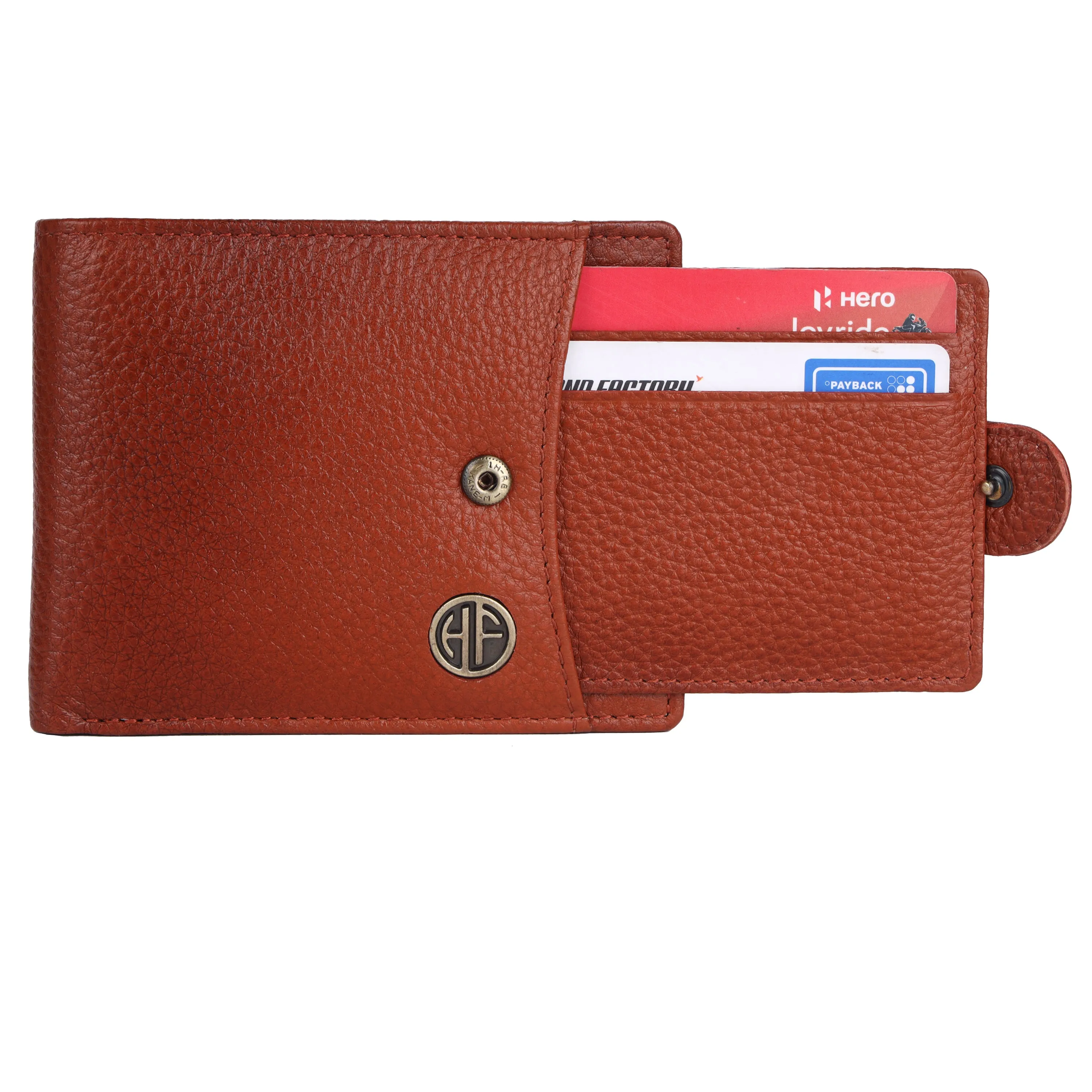 Men's Leather Wallet - 5 Card Slots, 2 Currency Pockets, RFID Protection - Perfect Gift for Valentine's, Father's Day, Birthdays