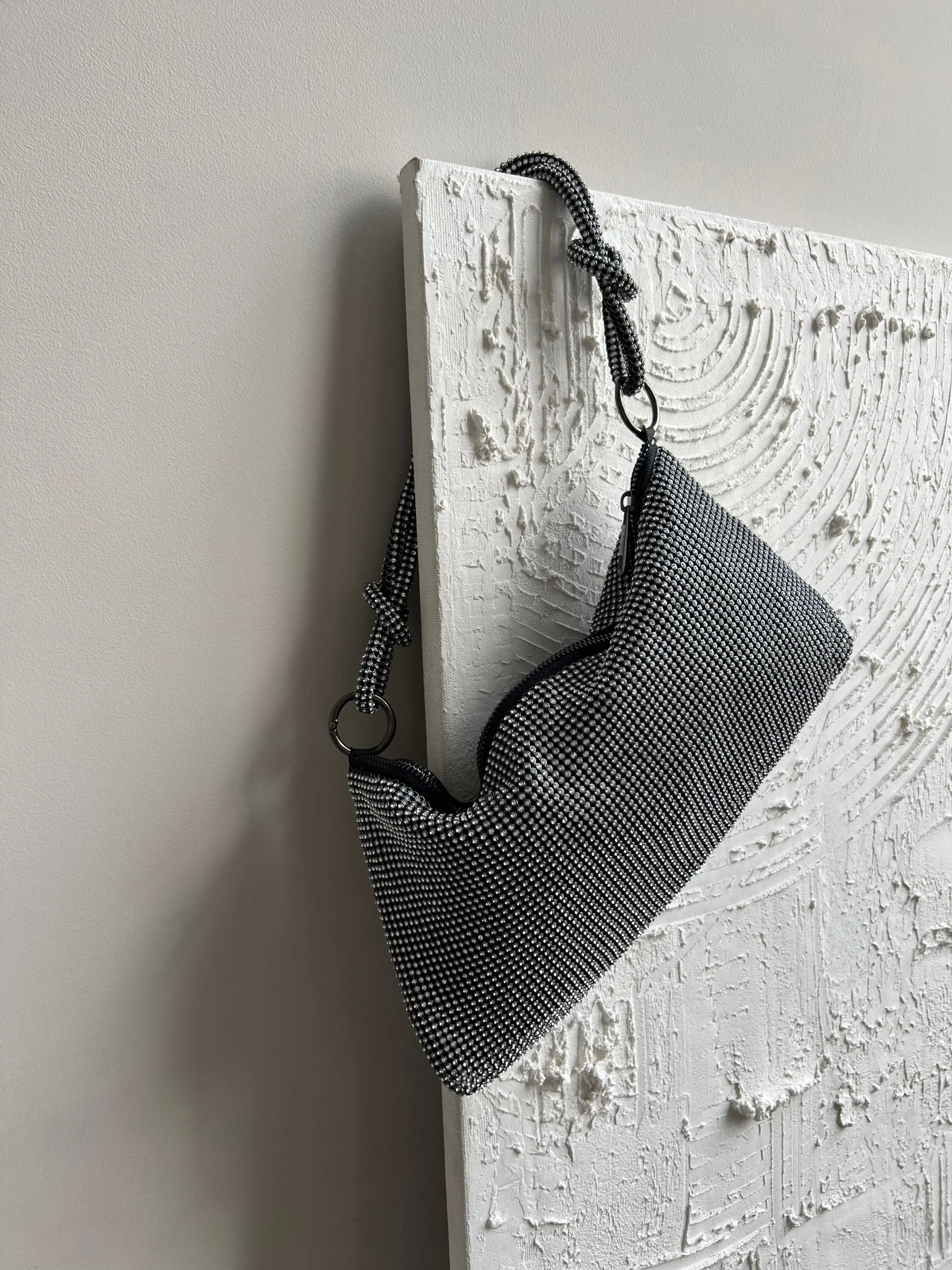 Mini bag with stones