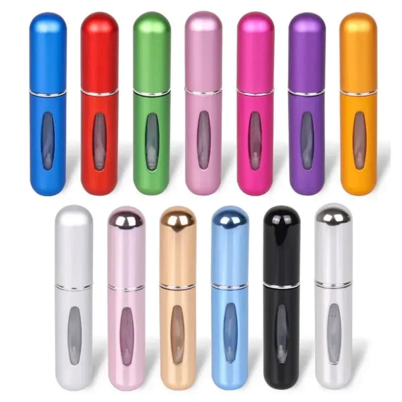 Mini Perfume Atomizer Bottle with Refill Spray Pump: Travel-Friendly Essential Fragrance Accessory