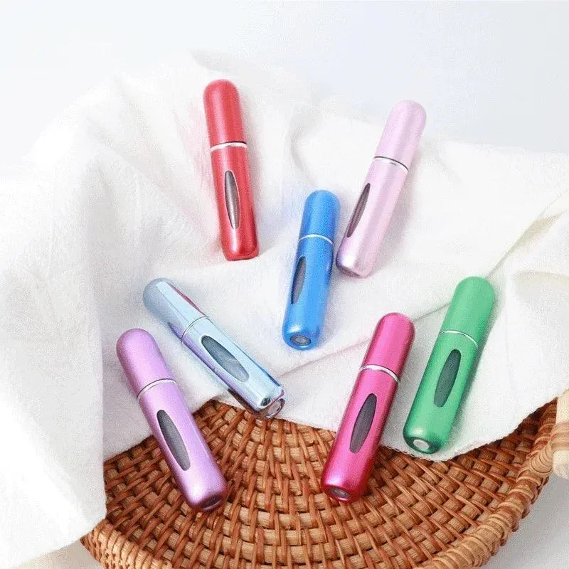 Mini Perfume Atomizer Bottle with Refill Spray Pump: Travel-Friendly Essential Fragrance Accessory