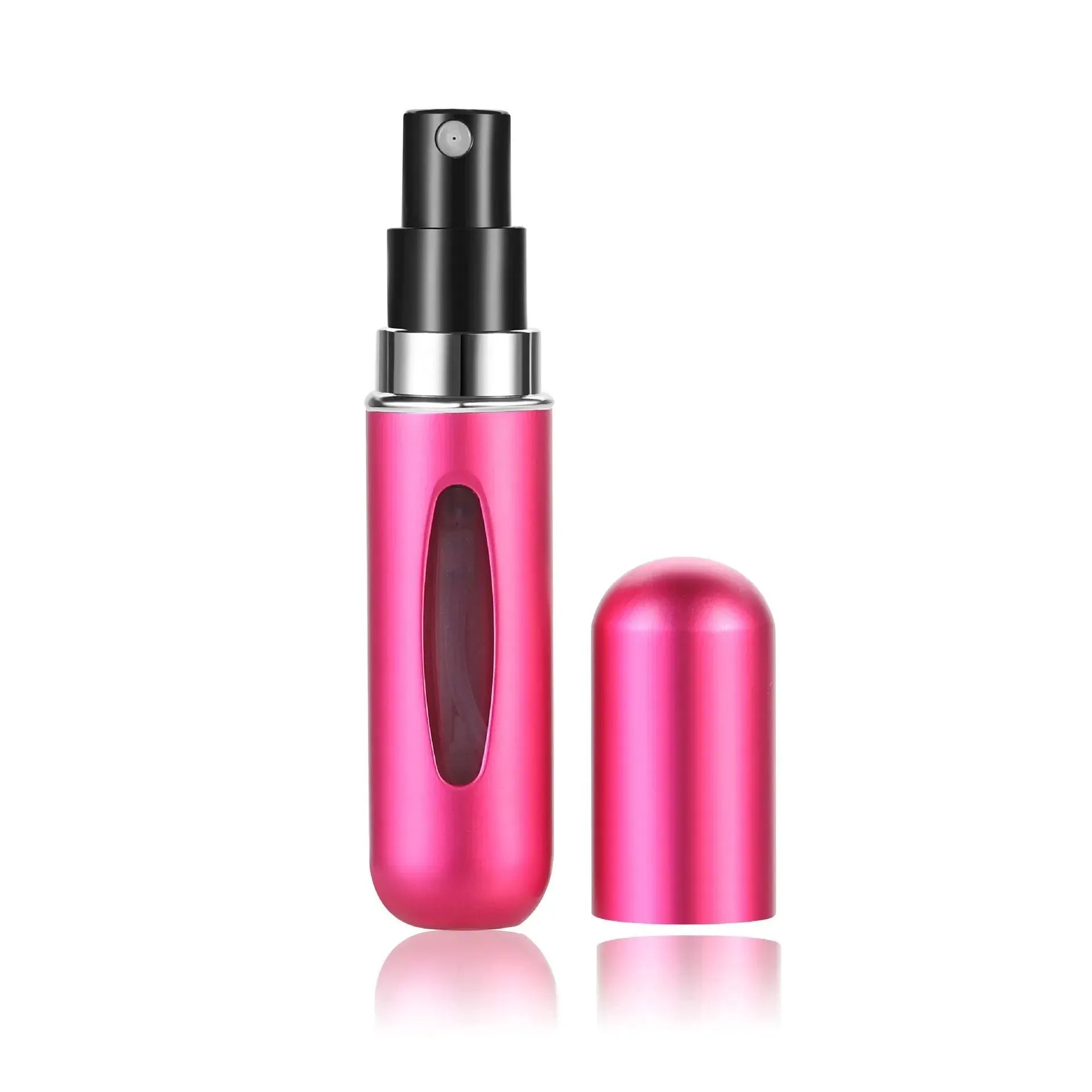 Mini Perfume Atomizer Bottle with Refill Spray Pump: Travel-Friendly Essential Fragrance Accessory