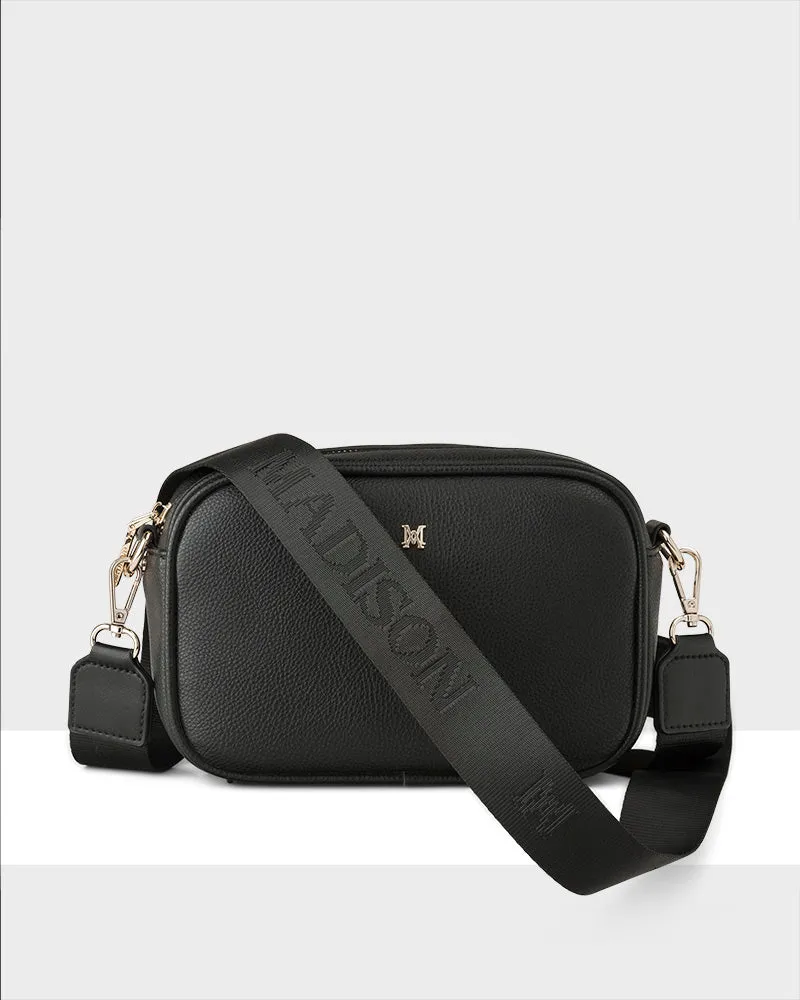 Monica "Wear it 3 Ways" Giftbox - Stripe, Monogram & Matching Bag Strap