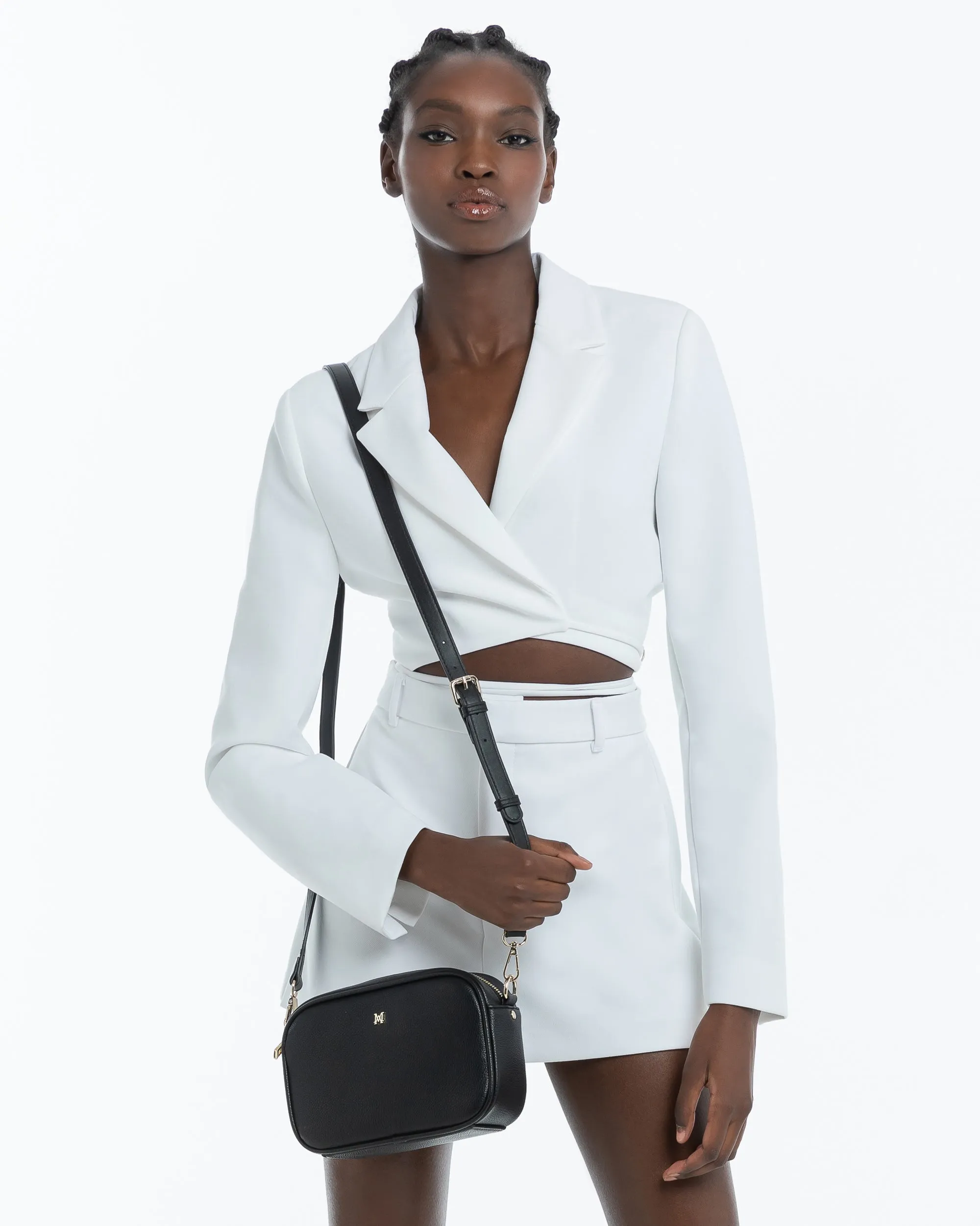 Monica "Wear it 3 Ways" Giftbox - Stripe, Monogram & Matching Bag Strap
