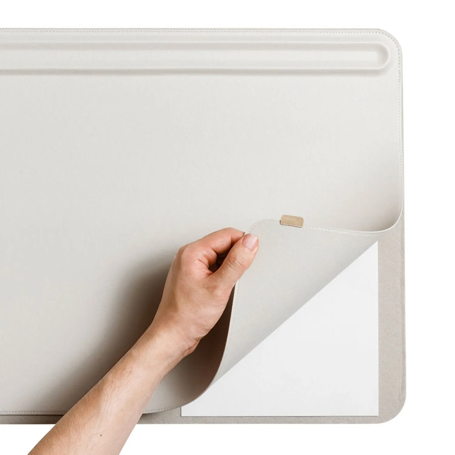 orbitkey | desk mat | stone grey large
