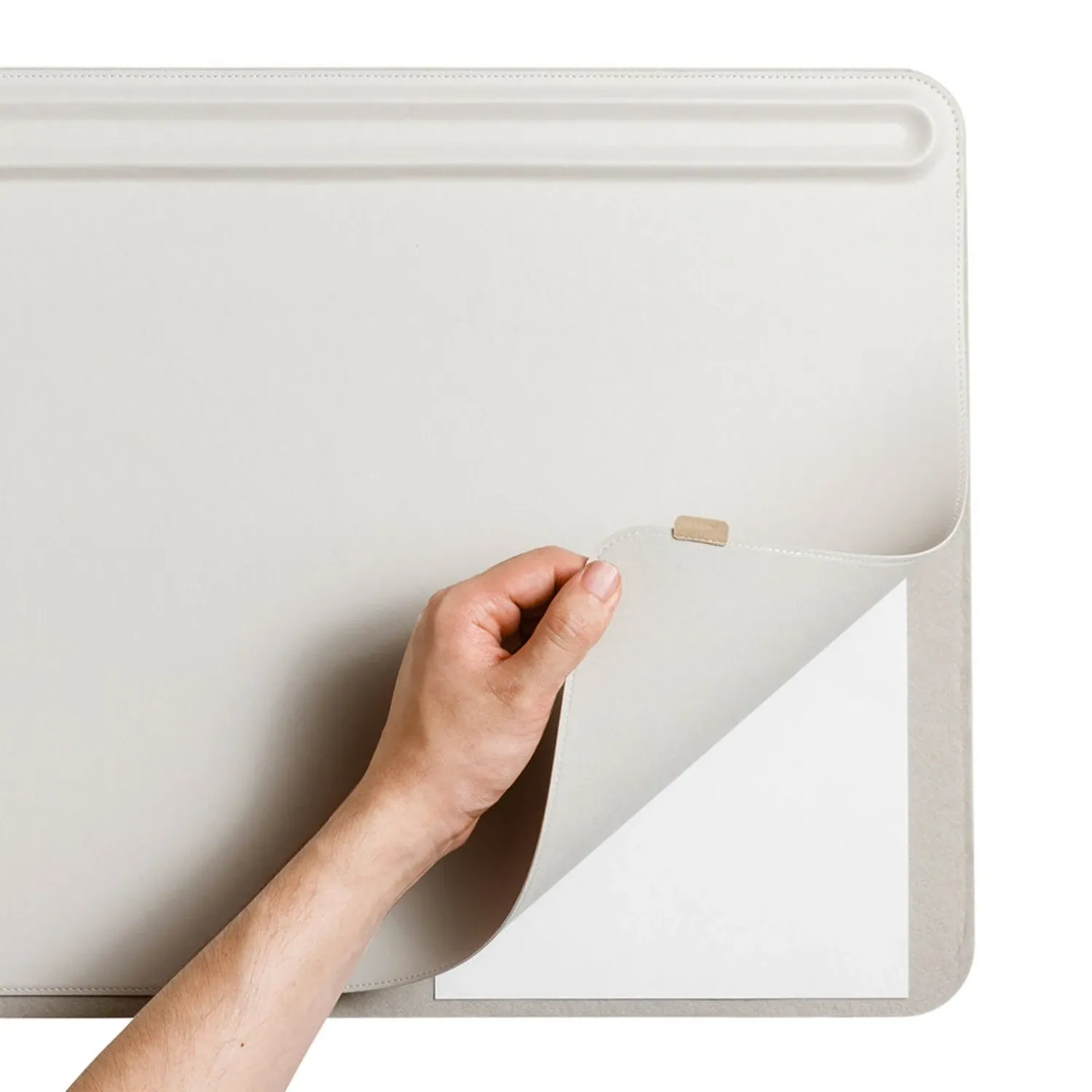 orbitkey | desk mat | stone grey large