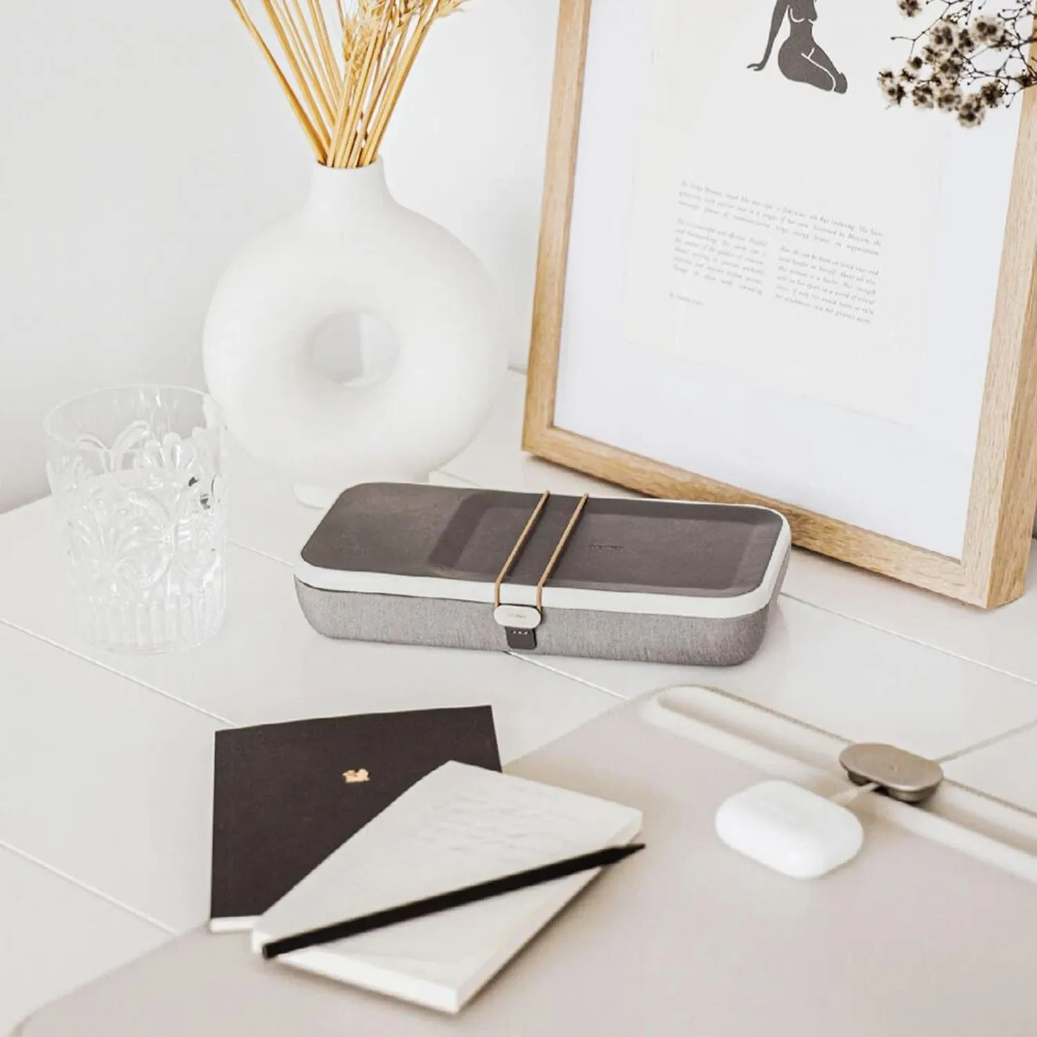 orbitkey | desk mat | stone grey large