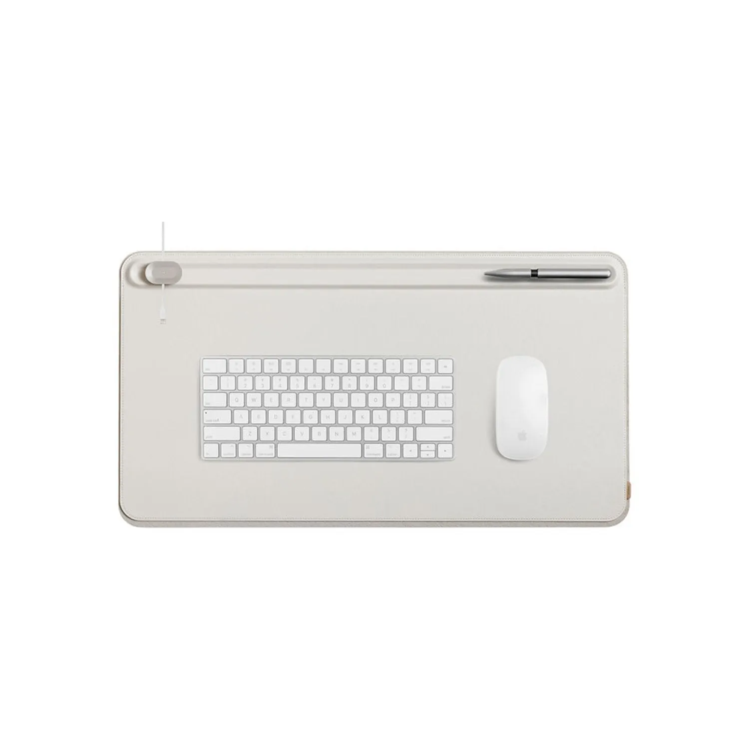 orbitkey | desk mat | stone grey medium