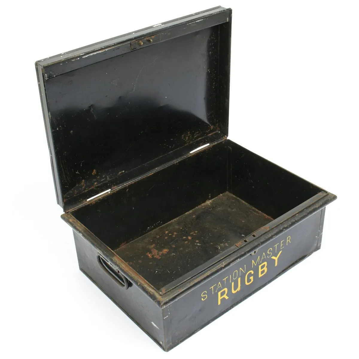 Original British 19th Century Railway Station Master Box - Rugby UK