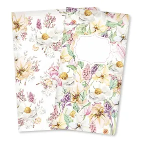 P13 The Four Seasons-Spring - Travel Journal 4.25in x 8.25in  10 White Cards*