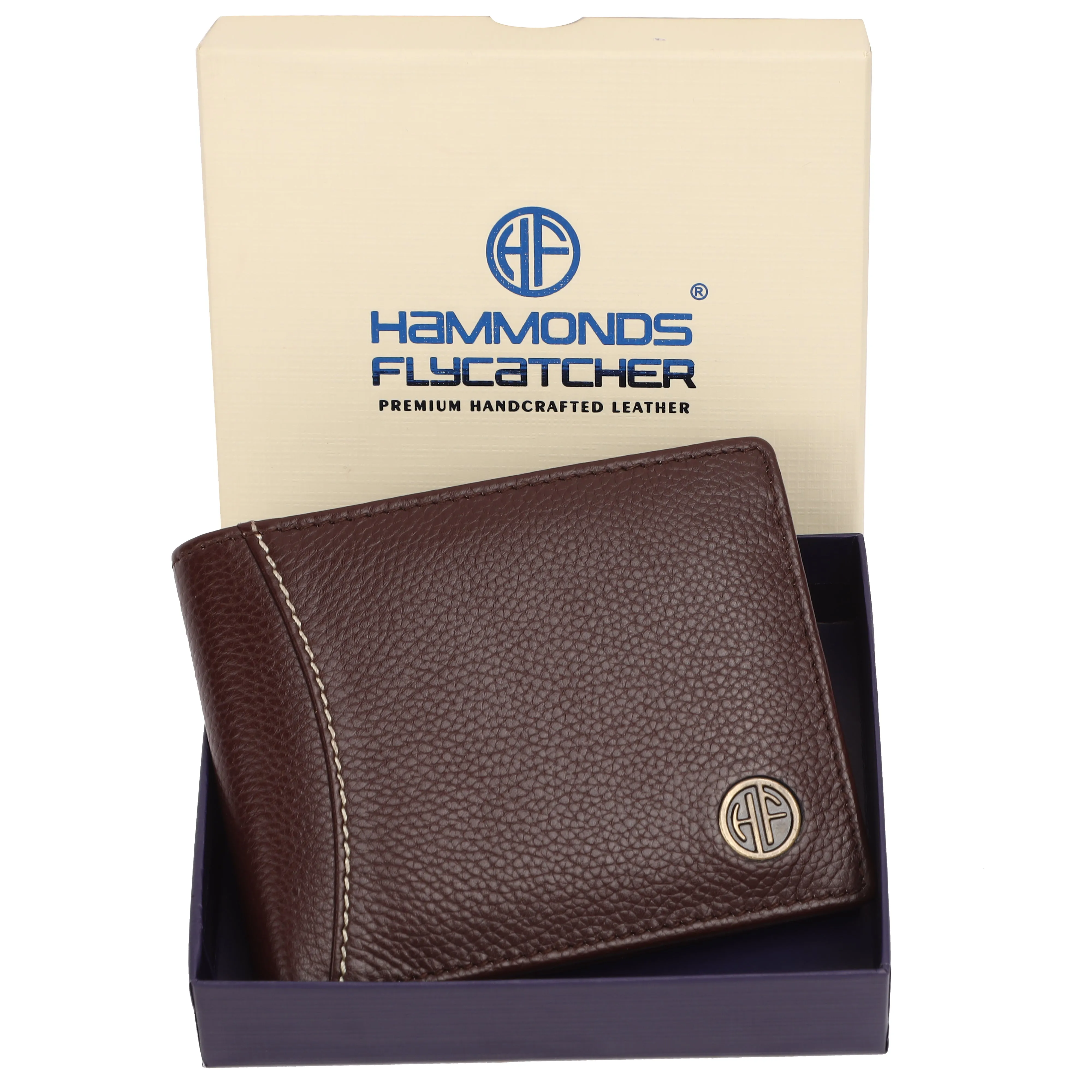Pure Leather Wallet for Mens- RFID Protected Leather Wallet for Men with 6 ATM Card Slots