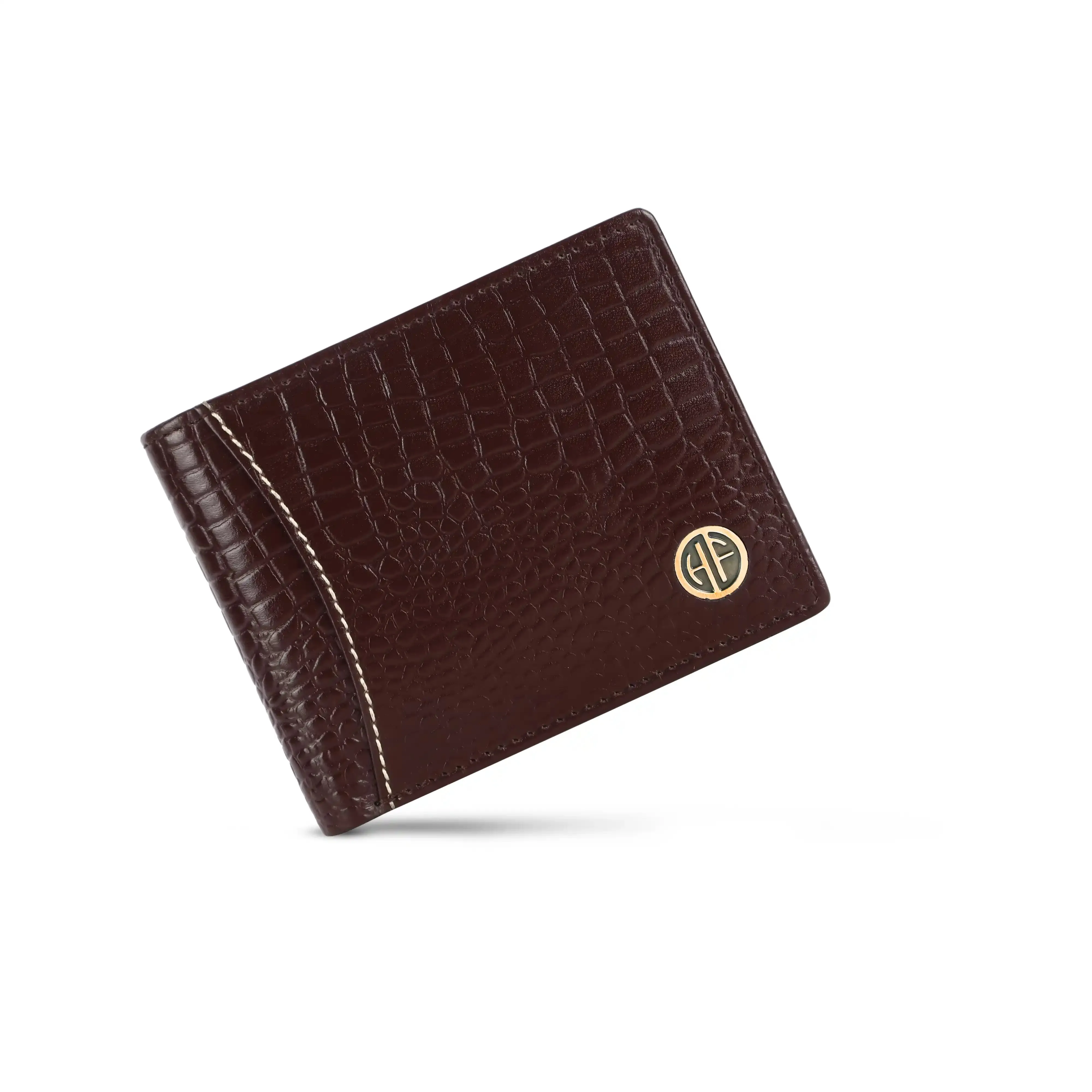 Pure Leather Wallet for Mens- RFID Protected Leather Wallet for Men with 6 ATM Card Slots