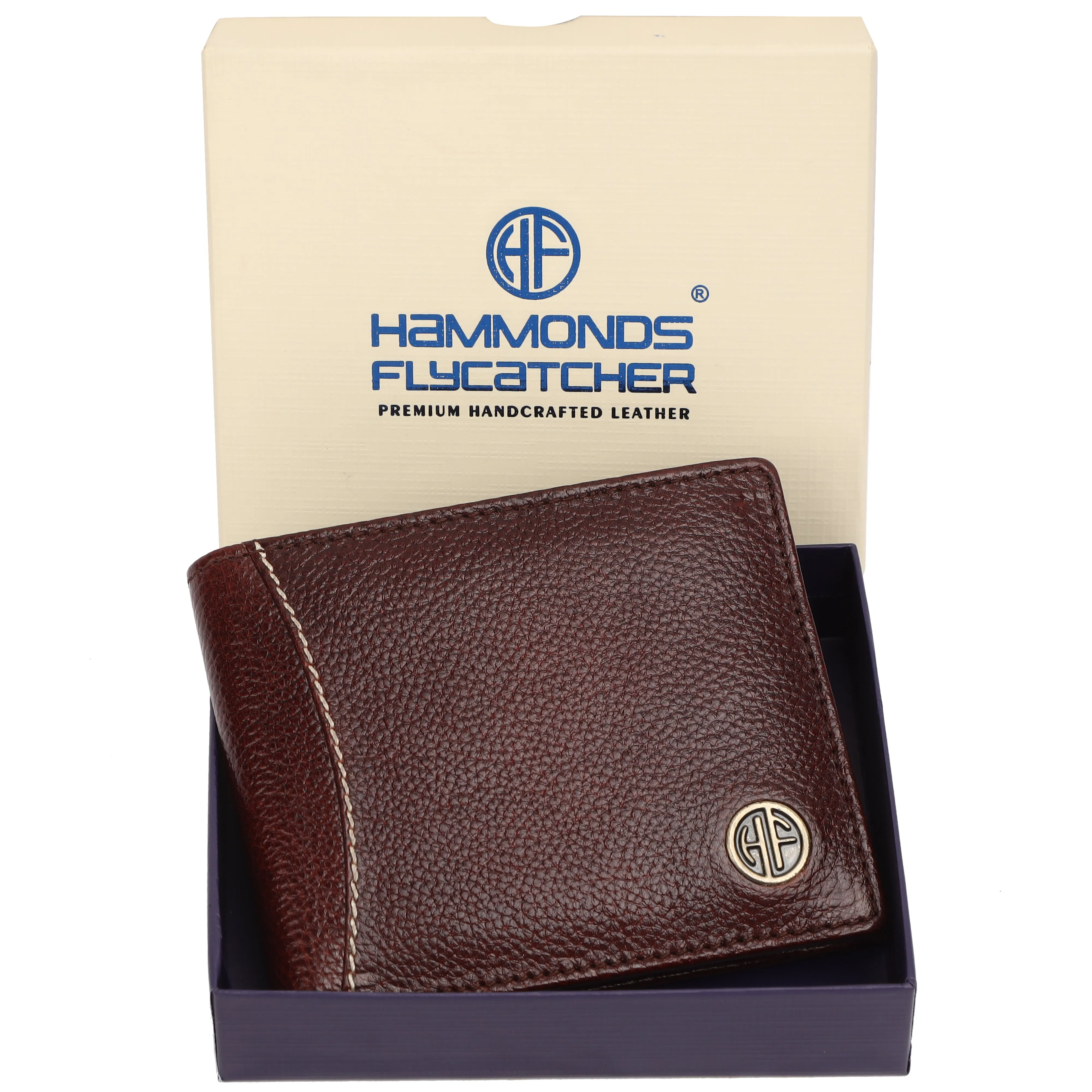 Pure Leather Wallet for Mens- RFID Protected Leather Wallet for Men with 6 ATM Card Slots