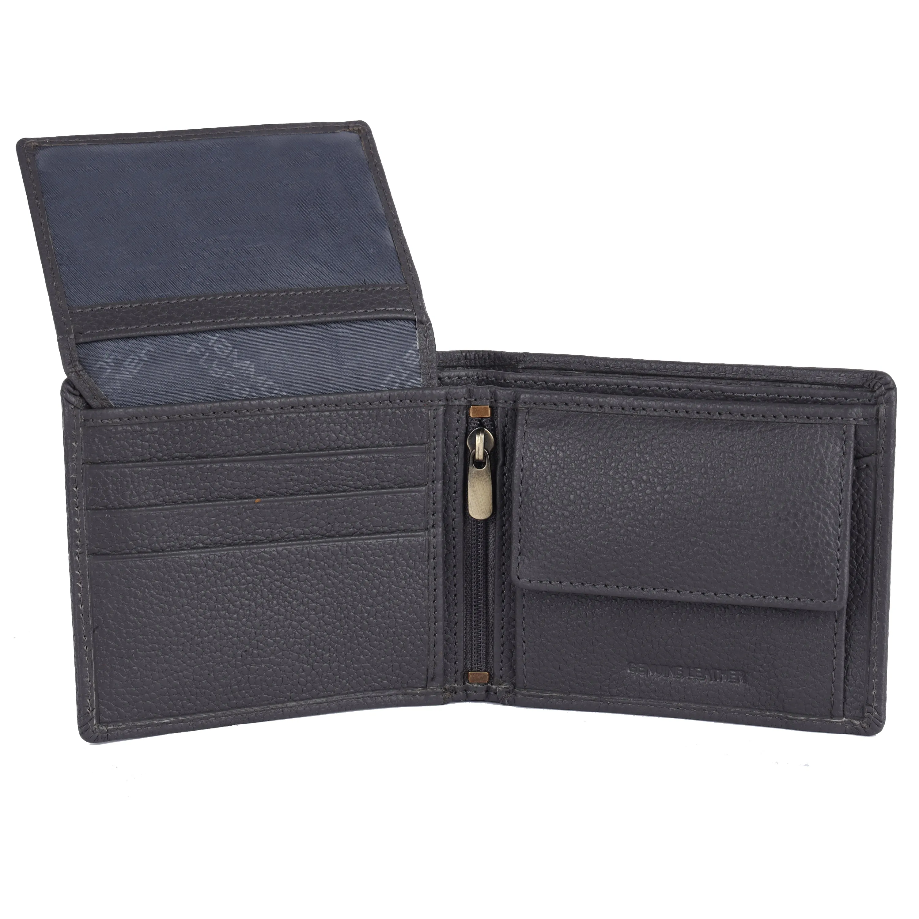 Pure Leather Wallet for Mens- RFID Protected Leather Wallet for Men with 6 ATM Card Slots