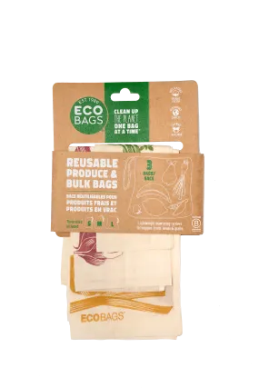 Reusable Cotton Produce Bag Set