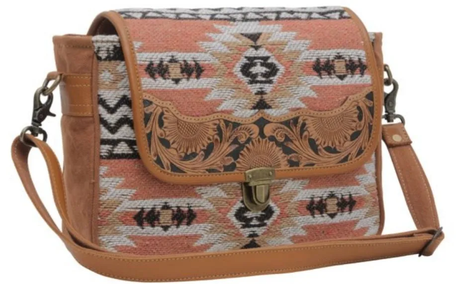 Sansa alfama handtooled bag