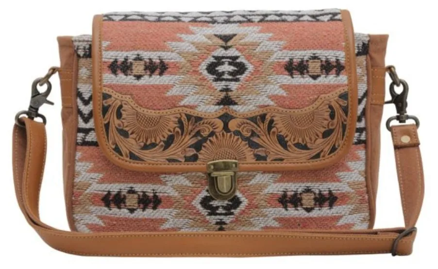 Sansa alfama handtooled bag