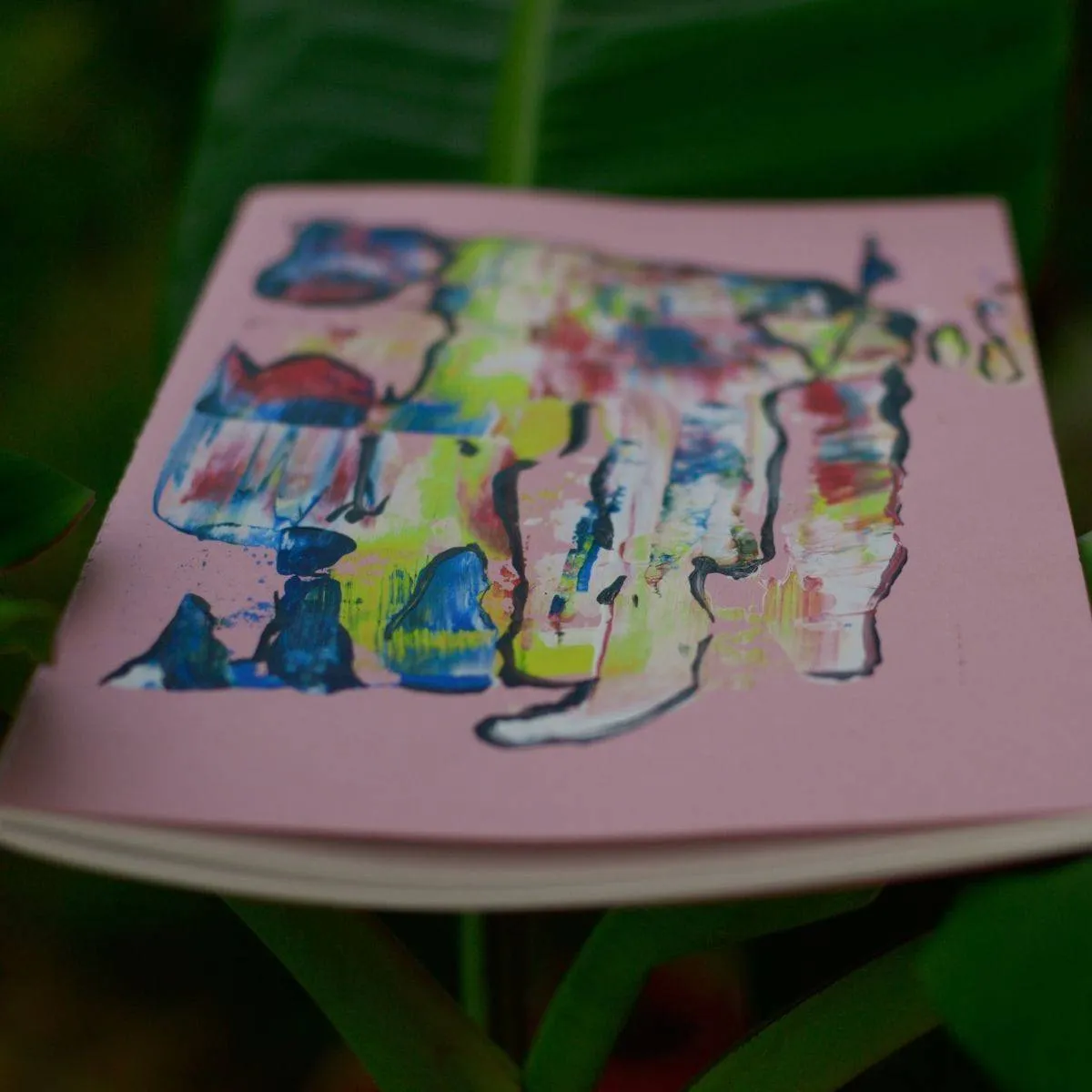 Spaceman Hand-Painted Notebook