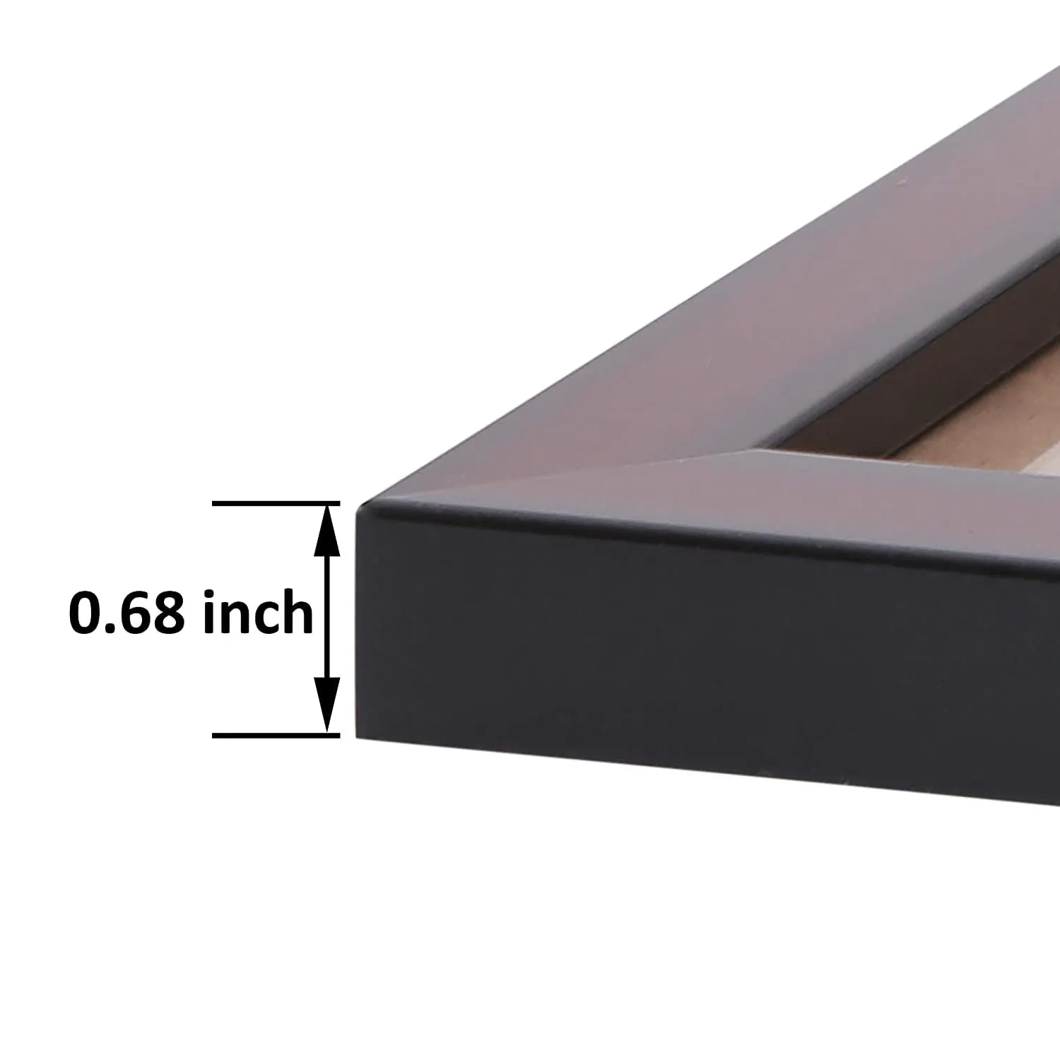 Stuthi Arts A4 size Certificate Document & Photo Brown Wall wood photo frames (Colour - Brown & Size - A4) (A4, 5), Rectangular