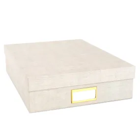 Sugar Paper Essentials™ Document Box, Flax