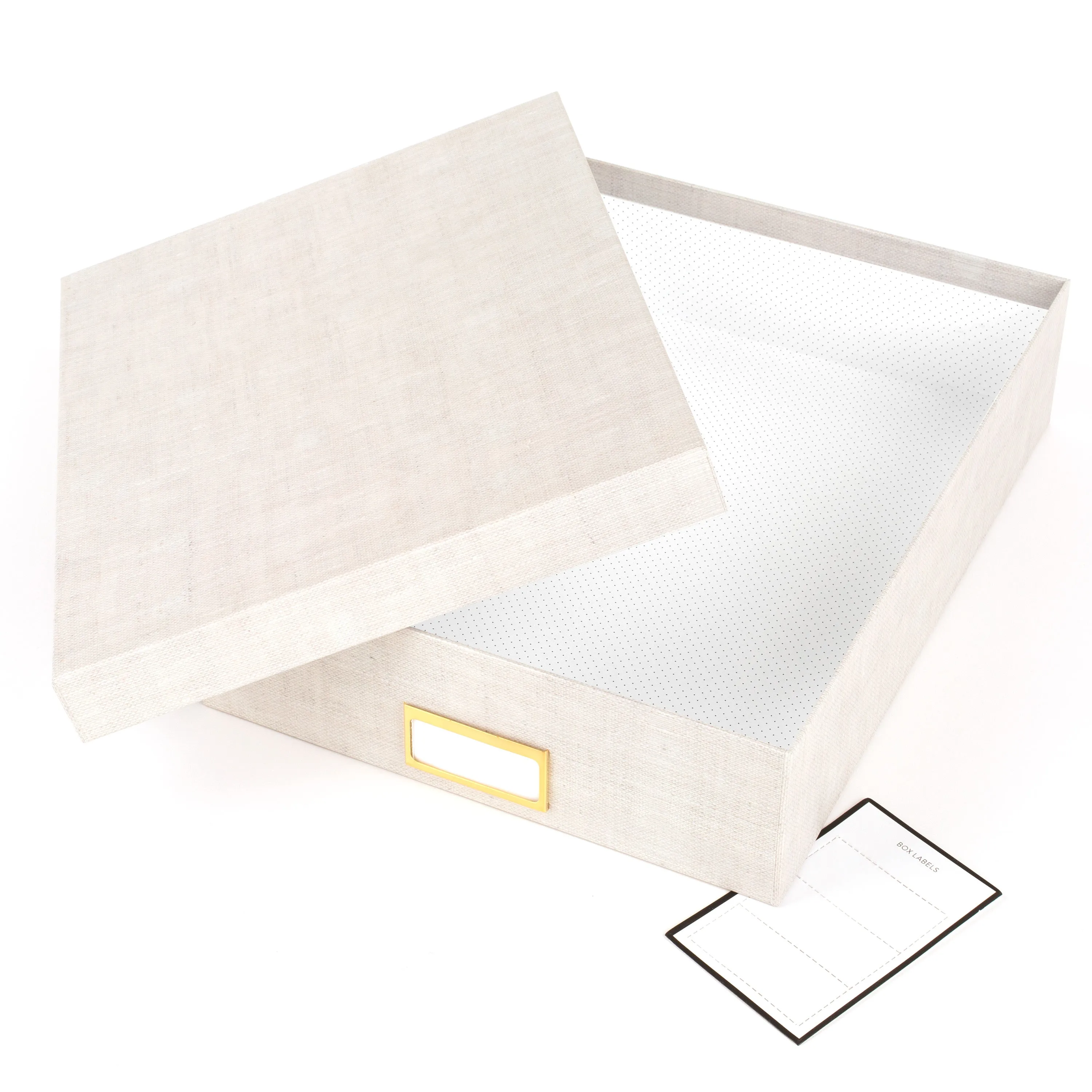 Sugar Paper Essentials™ Document Box, Flax
