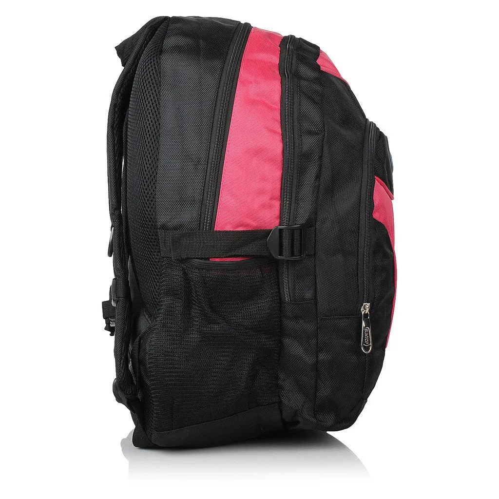 Suntop A14 24 L Backpack(Black and Pink)