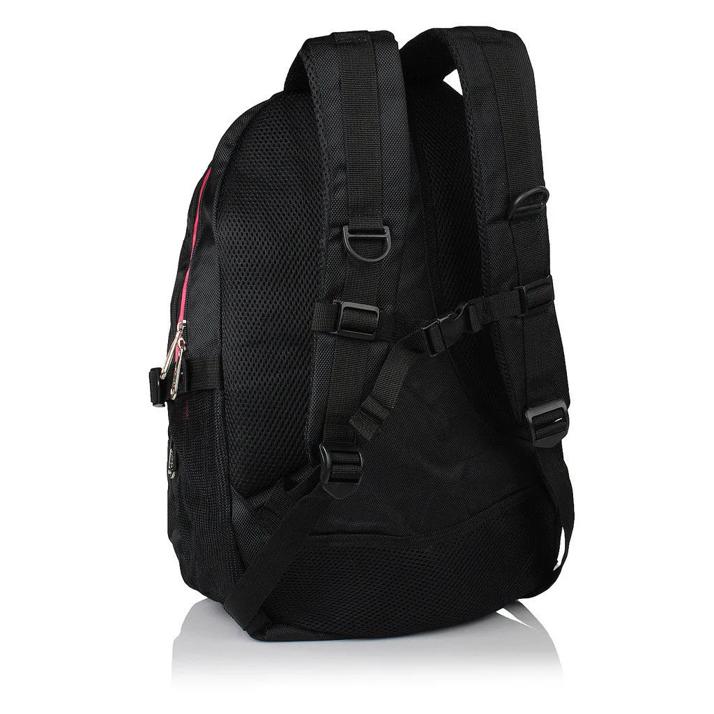 Suntop A14 24 L Backpack(Black and Pink)