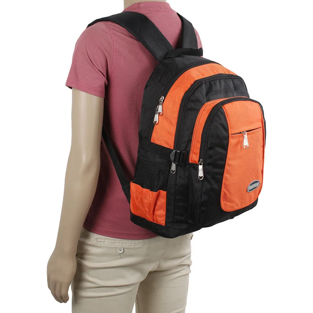 Suntop A89 24 L Backpack(Black and Orange)