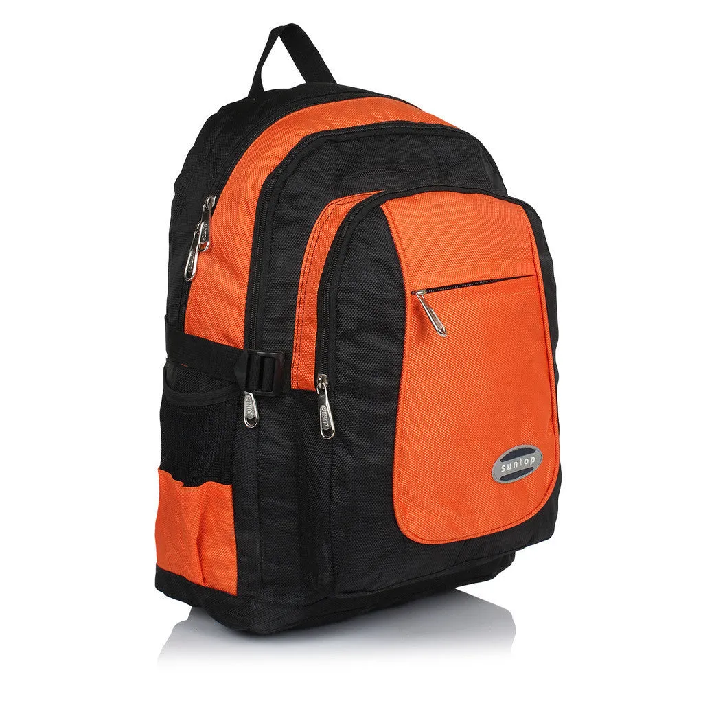 Suntop A89 24 L Backpack(Black and Orange)
