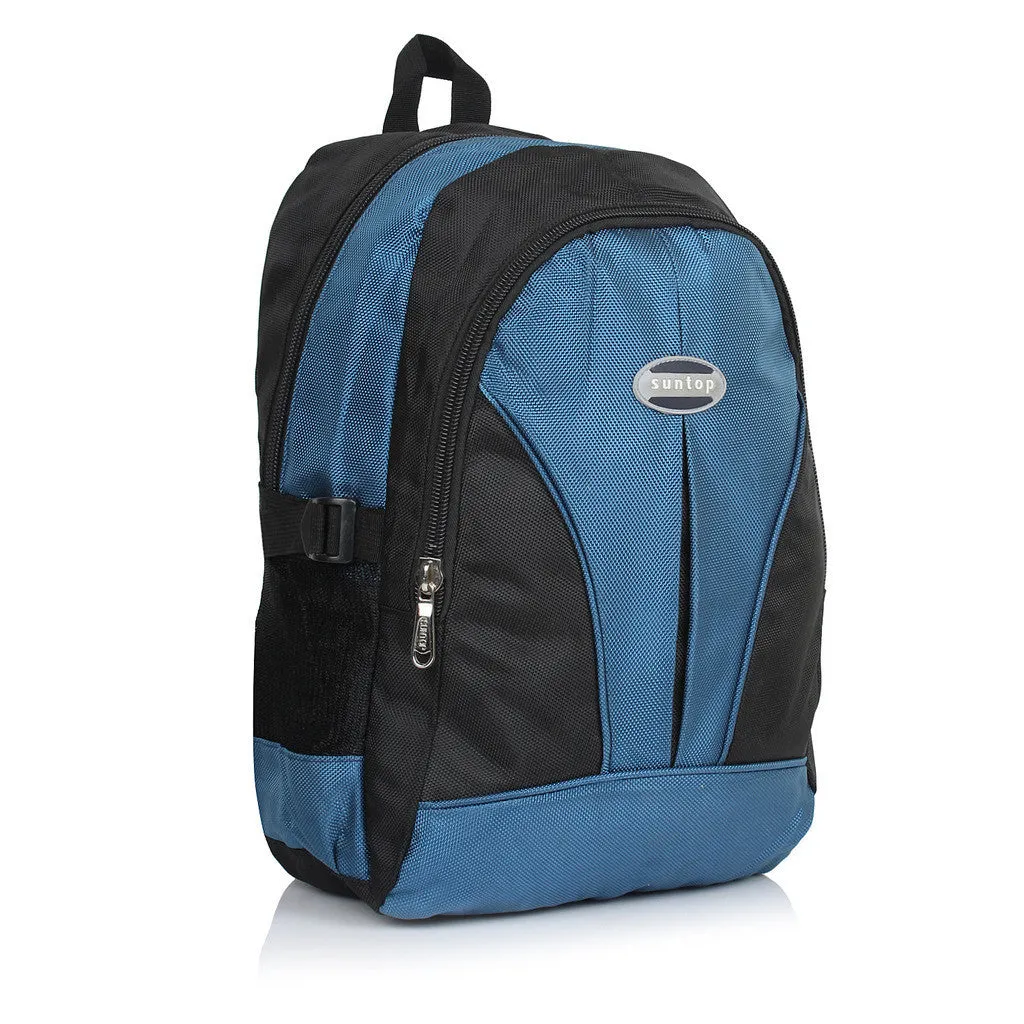 Suntop A97 16 L Backpack(Black and Blue)