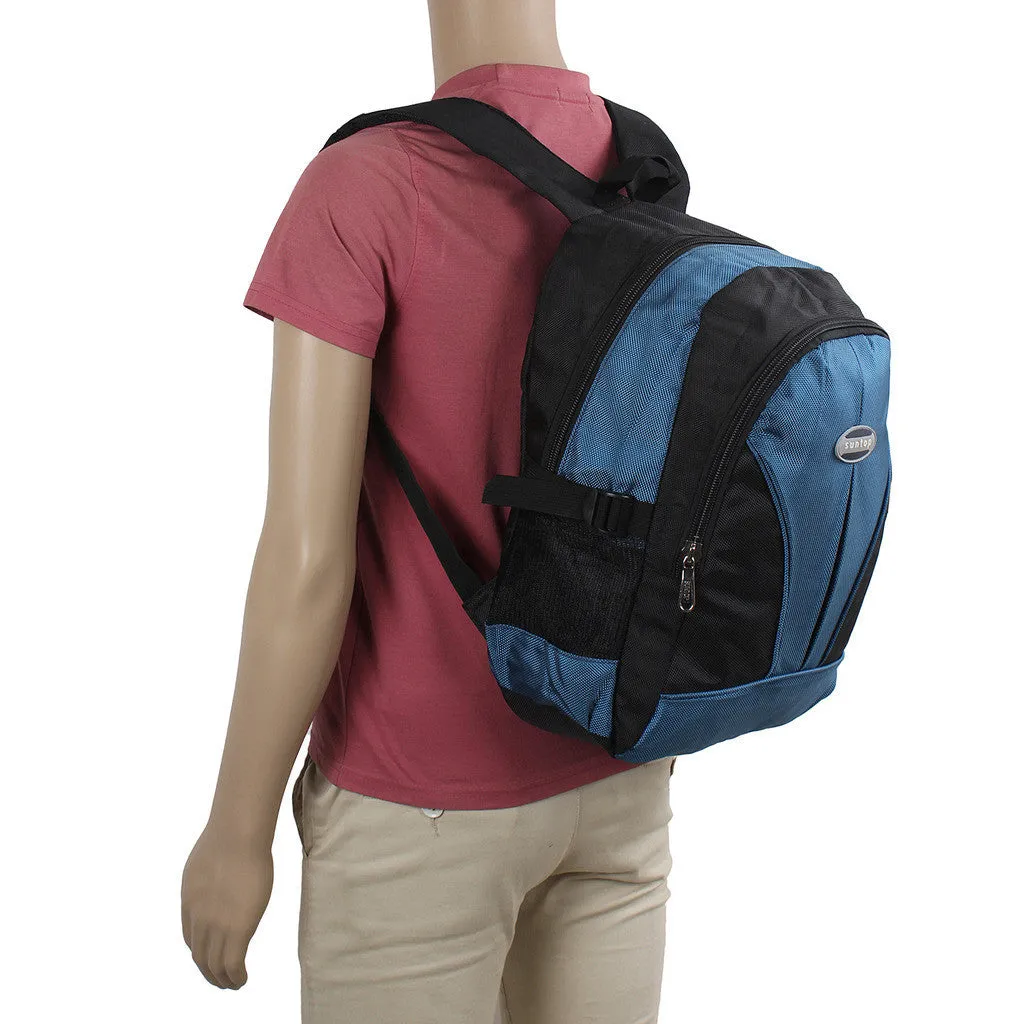 Suntop A97 16 L Backpack(Black and Blue)