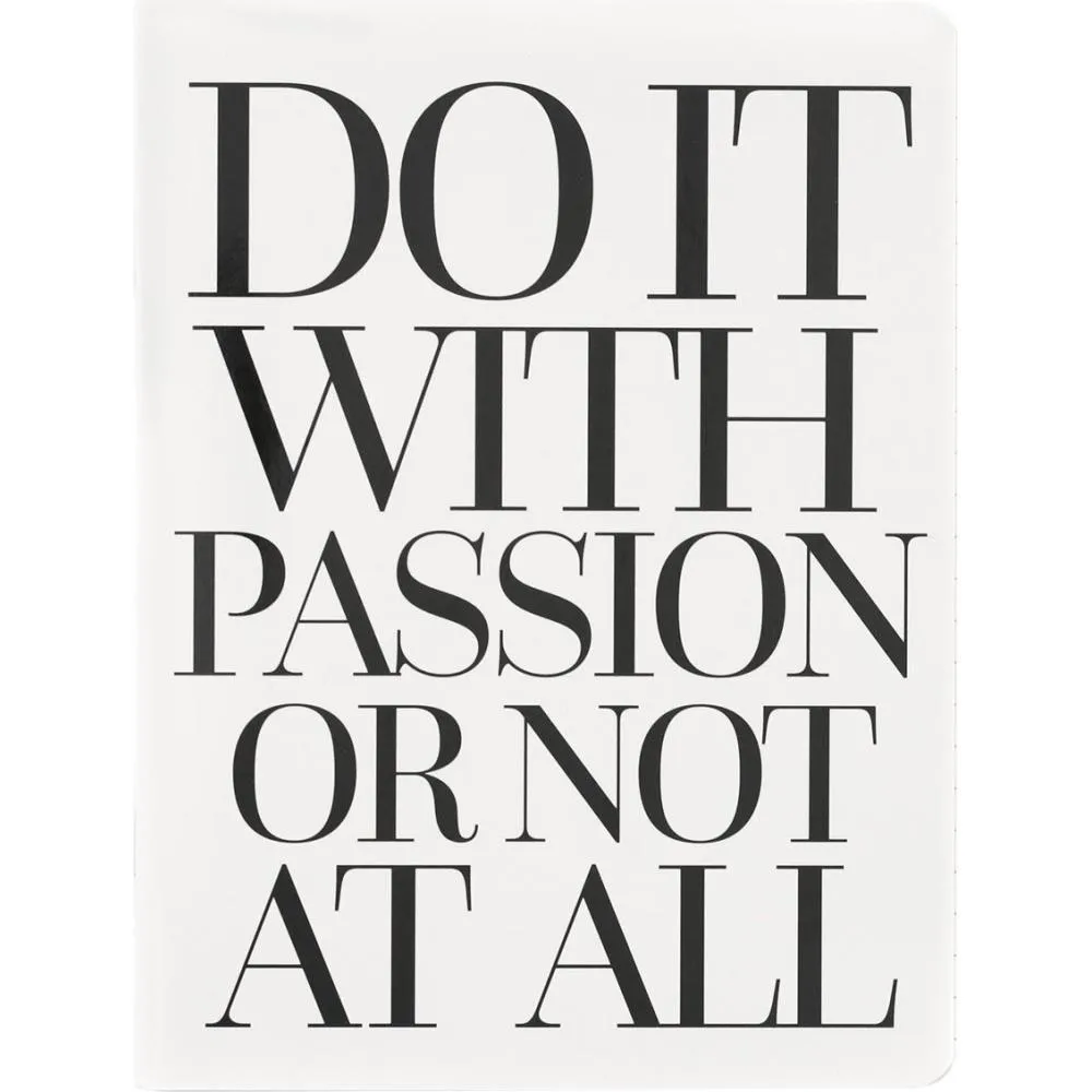 Teresa Collins Designer Notebook 6 inch X8 inch - Do It With Passion*