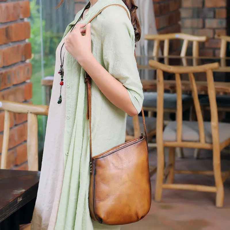 Women's Leather Crossbody Bags Leather Tote Bag for Women