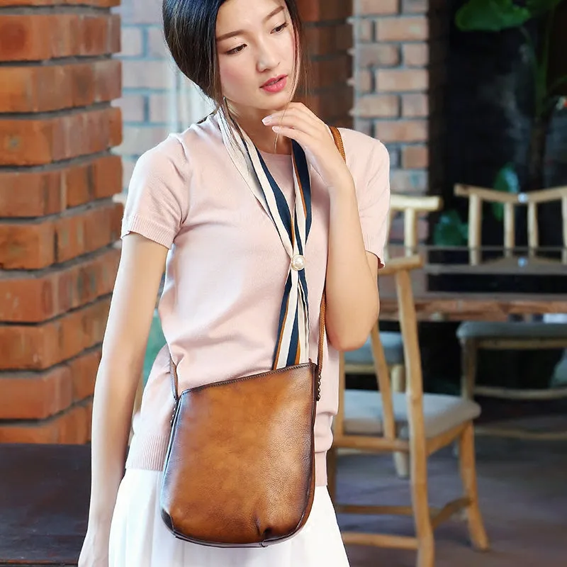 Women's Leather Crossbody Bags Leather Tote Bag for Women